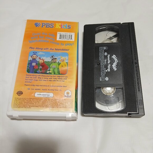 Teletubbies Favorite Things Vol. 4 VHS 1999 Video Tape PBS Kids VTG Clamshell - Picture 2 of 3